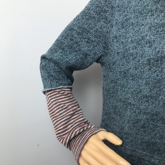 Doe & Rae Boho Sweater Dress / Tunic | Raw Hem | Size M (See Measurements) - Picture 3 of 11